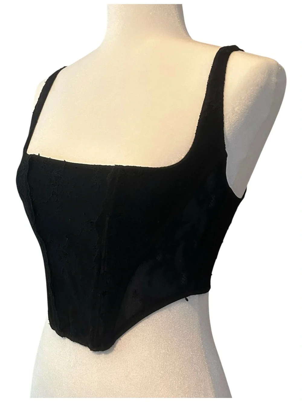 Urban Outfitters Out From Under Women's Black Corset Top SZ Medium Black